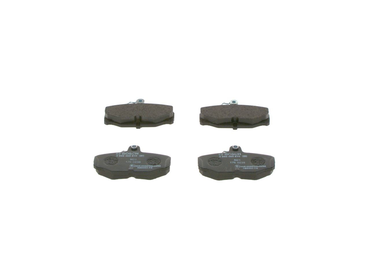 0986469810 Bosch Колодки гальмівні задні, дискові