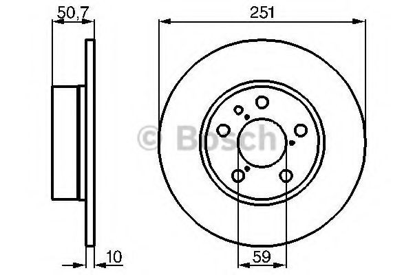 Задні дискові гальма Bosch 0986478341 ціна, від 25.12 USD