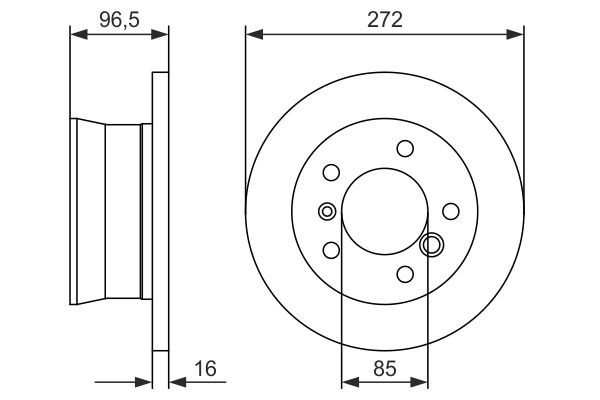 Задні дискові гальма Bosch 0986478433 ціна, від 40.14 USD