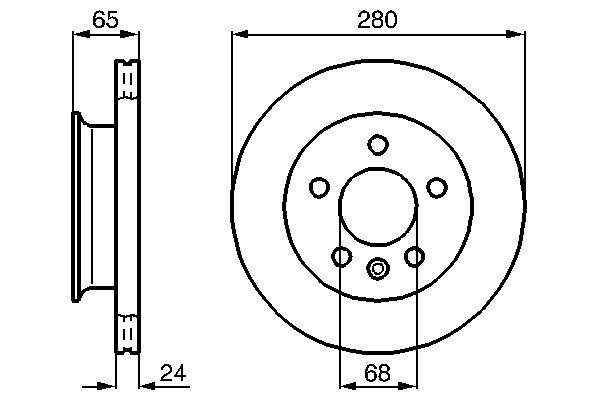 Купити 0986478548 Bosch Ротор гальмівний