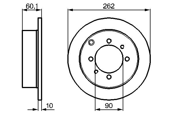 Задні дискові гальма Bosch 0986478655 ціна, від 31.53 USD