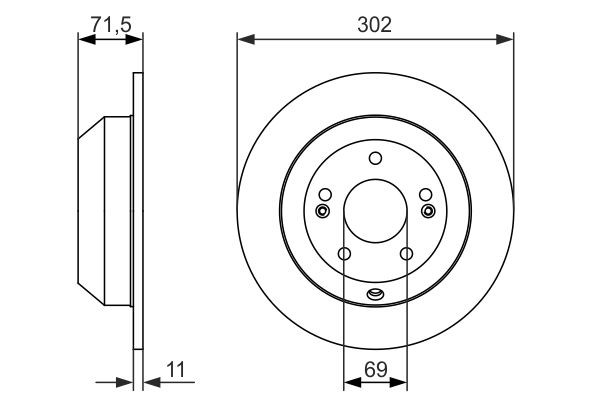Задні дискові гальма Bosch 0986479081 ціна, від 41.20 USD