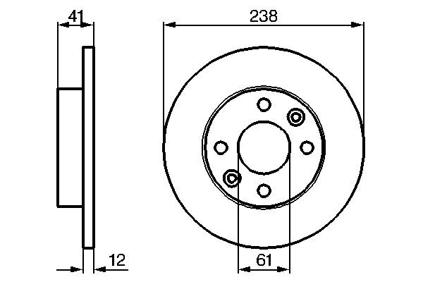 Купити 0986479165 Bosch Ротор гальмівний
