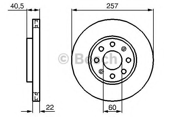 Диск переднього гальма Bosch 0986479223 ціна, від 31.32 USD