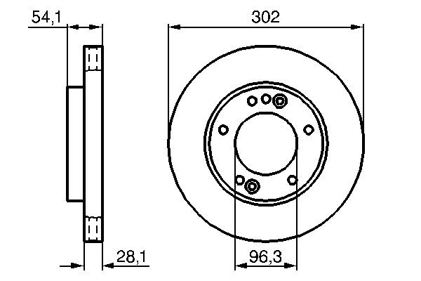Гальмівні диски передні 0986479230 Bosch