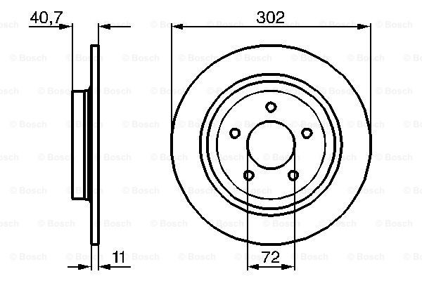 Задні дискові гальма Bosch 0986479233 ціна, від 33.02 USD