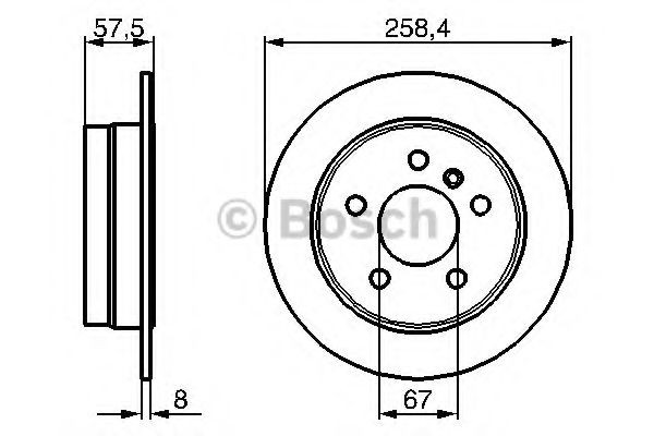 Задні дискові гальма Bosch 0986479235 ціна, від 26.89 USD