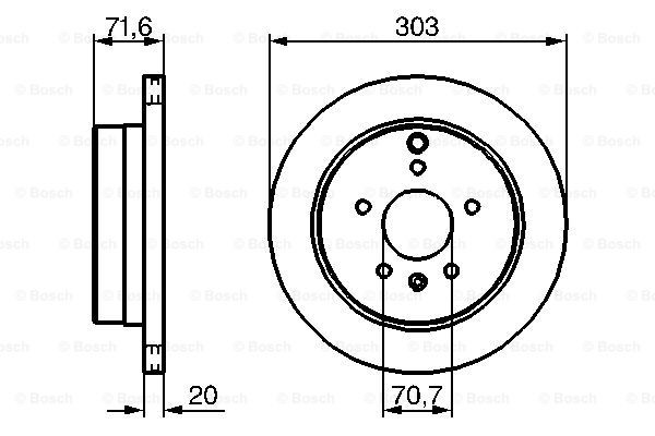 0986479268 Bosch Дискові гальма