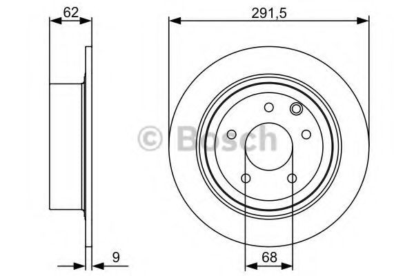 Задні дискові гальма Bosch 0986479362 ціна, від 36.79 USD