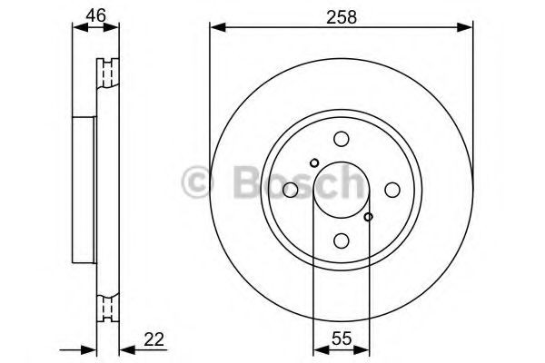 Купити 0986479363 Bosch Ротор гальмівний