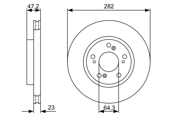 Купити 0986479365 Bosch Ротор гальмівний
