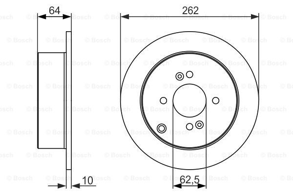 Задні дискові гальма Bosch 0986479371 ціна, від 29.22 USD