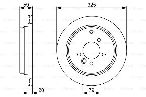 Задні дискові гальма Bosch 0986479375 ціна, від 57.24 USD