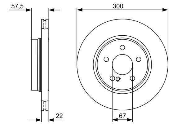 Задні дискові гальма Bosch 0986479411 ціна, від 46.62 USD