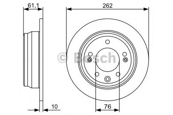 Задні дискові гальма Bosch 0986479508 ціна, від 29.26 USD