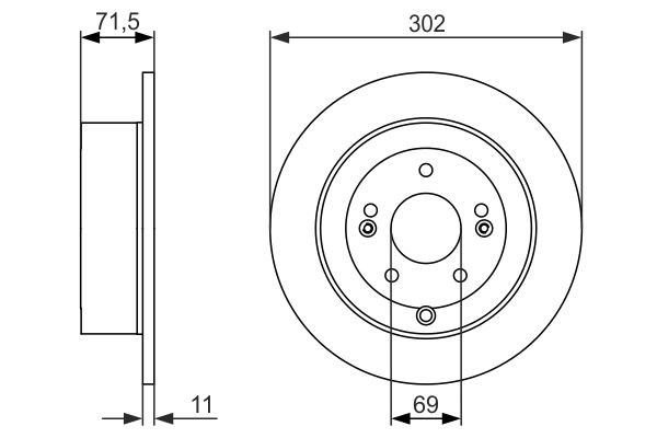 Задні дискові гальма Bosch 0986479509 ціна, від 41.26 USD