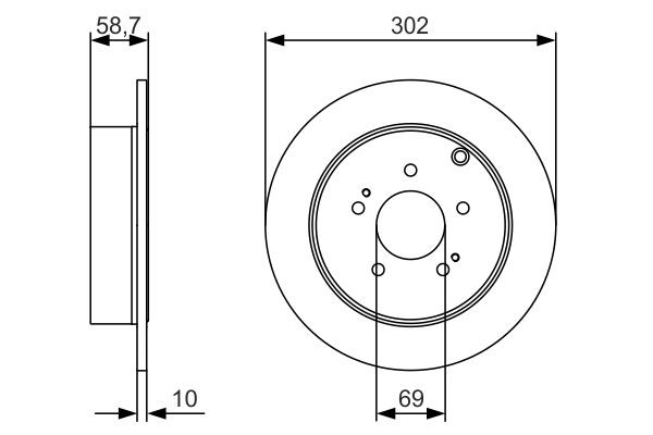 Задні дискові гальма Bosch 0986479532 ціна, від 42.31 USD