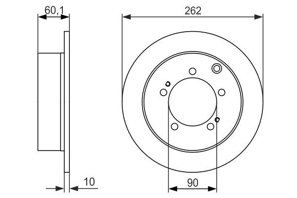 0986479603 Bosch Дискові гальма