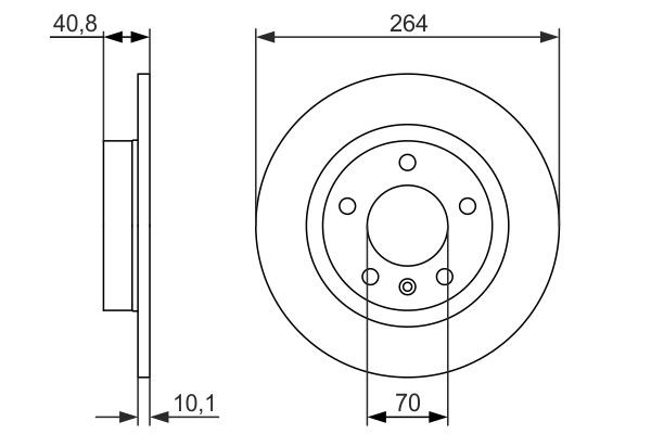 Задні дискові гальма Bosch 0986479715 ціна, від 32.65 USD