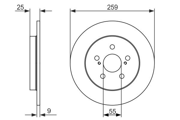Задні дискові гальма Bosch 0986479721 ціна, від 30.27 USD