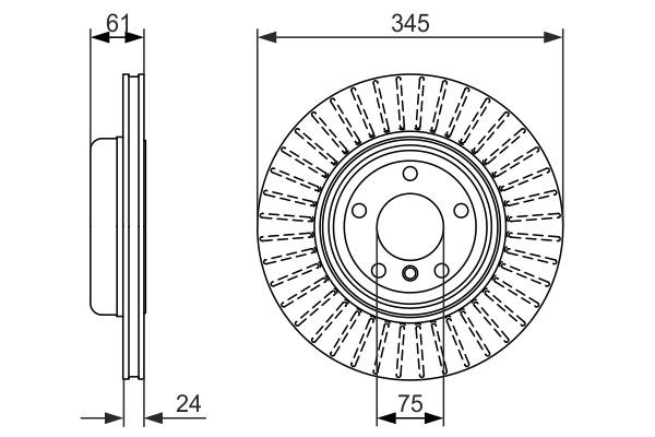 Купити 0986479729 Bosch Диск заднього гальма