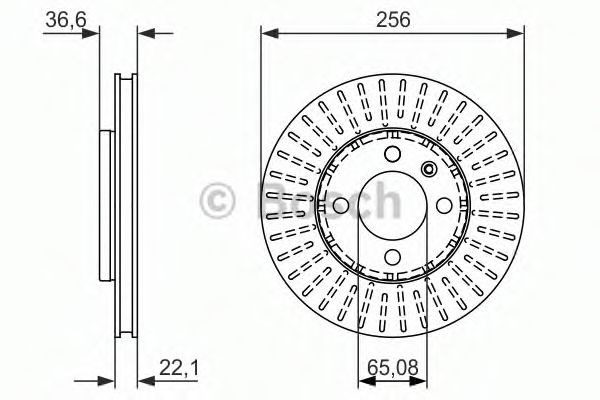 Гальмівні диски передні 0986479776 Bosch