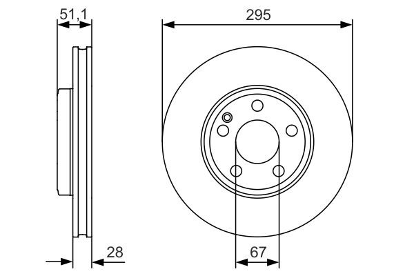 Диск переднього гальма Bosch 0986479A01 ціна, від 44.32 USD