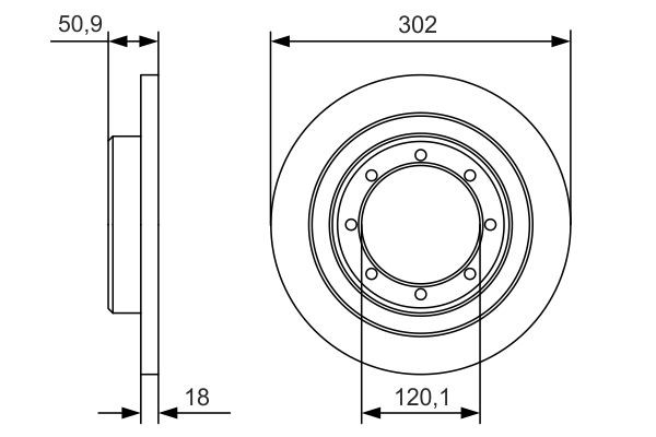 Гальмівні диски 0986479A93 Bosch