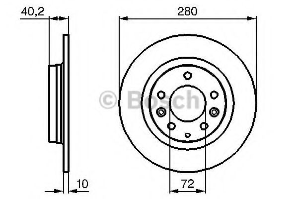 Задні дискові гальма Bosch 0986479B77 ціна, від 29.96 USD