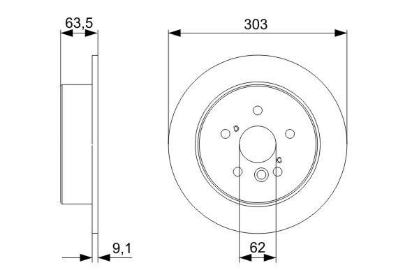 0986479C02 Bosch Дискові гальма