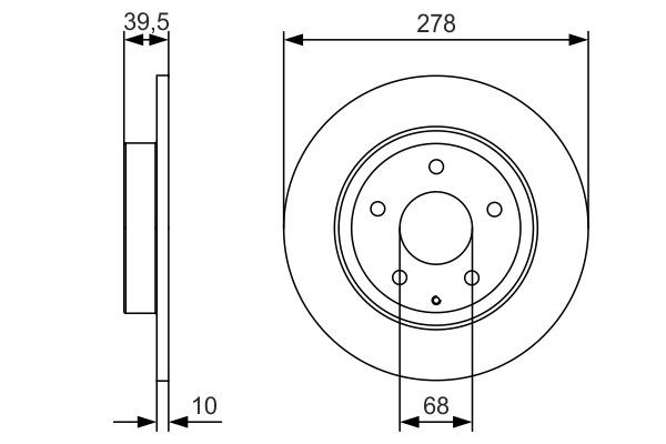 0986479C22 Bosch Дискові гальма