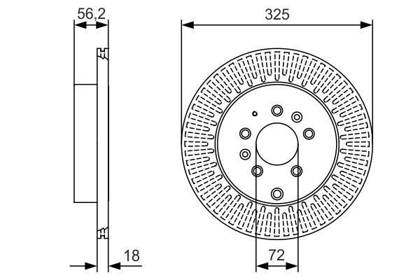Задні дискові гальма Bosch 0986479C30 ціна, від 51.52 USD