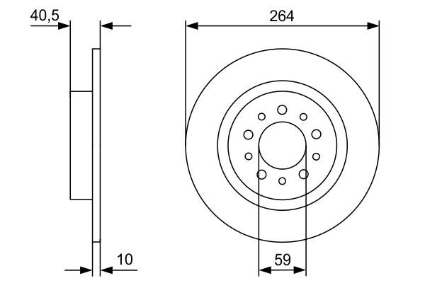 Гальмівні диски 0986479C98 Bosch