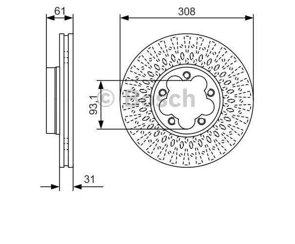 Купити 0986479C99 Bosch Ротор гальмівний