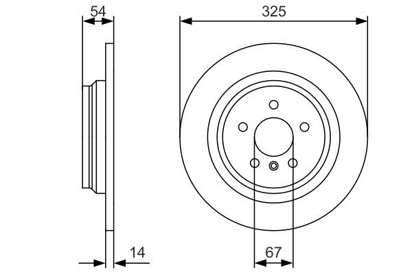 Задні дискові гальма Bosch 0986479D10 ціна, від 60.71 USD