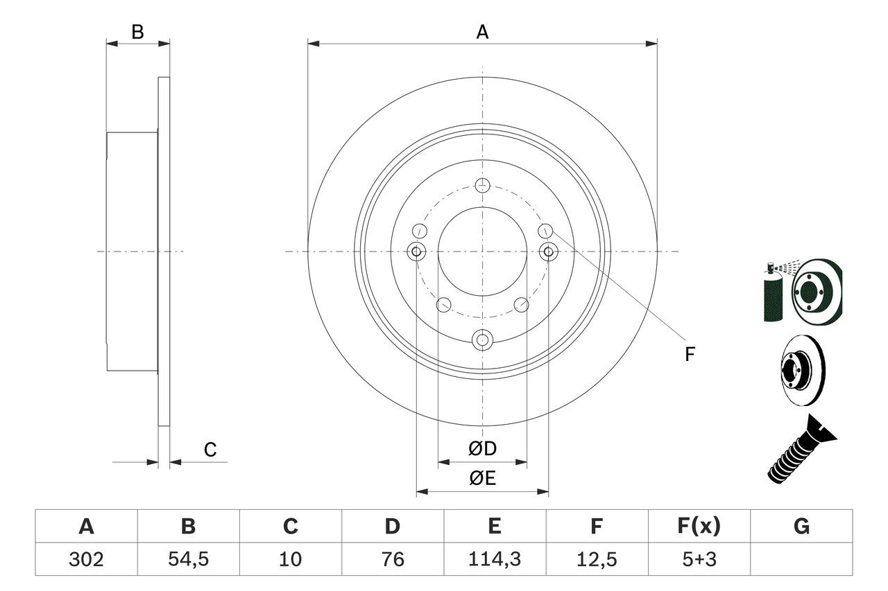 Задні дискові гальма Bosch 0986479E43 ціна, від 42.19 USD