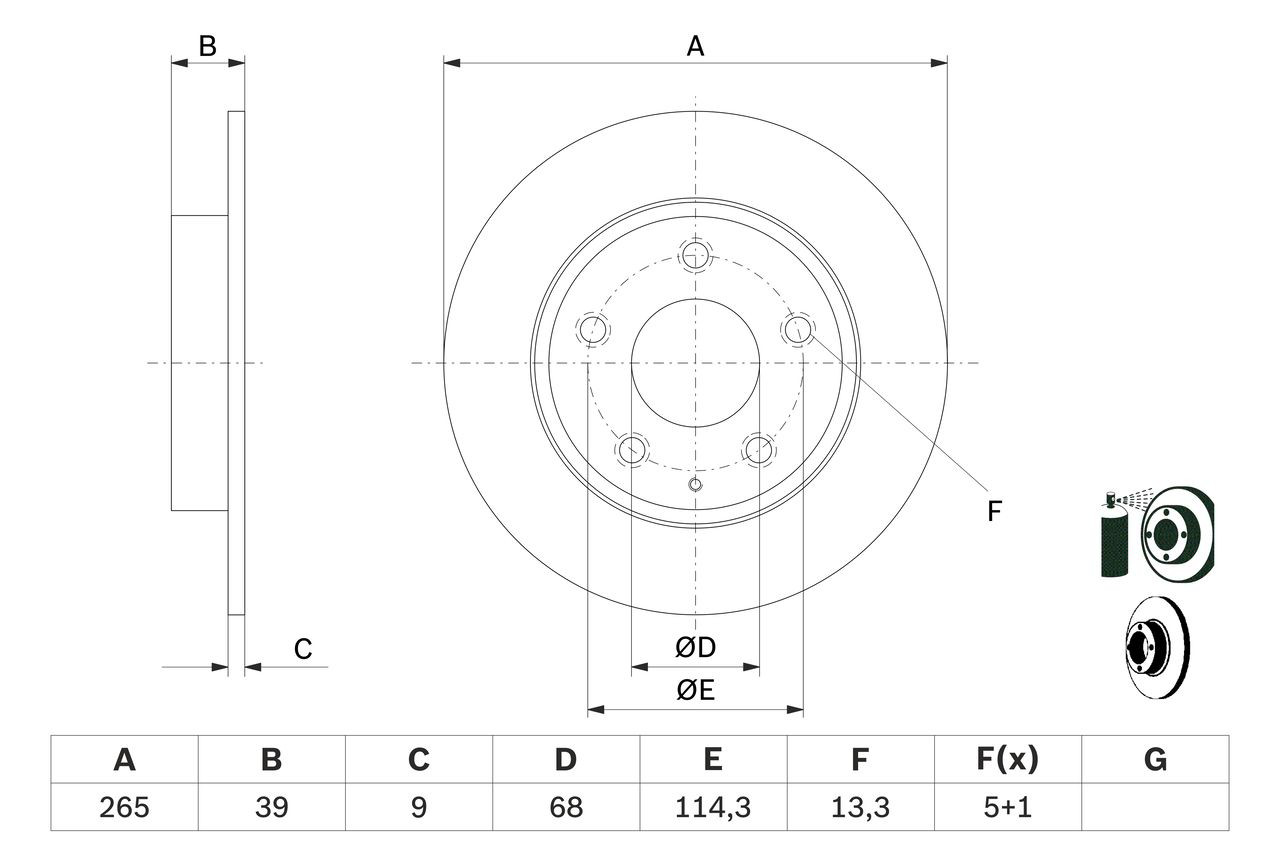 0986479E54 Bosch