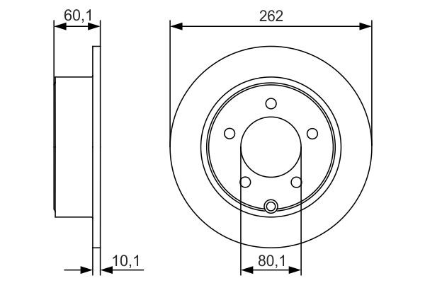 Задні дискові гальма Bosch 0986479R05 ціна, від 28.69 USD