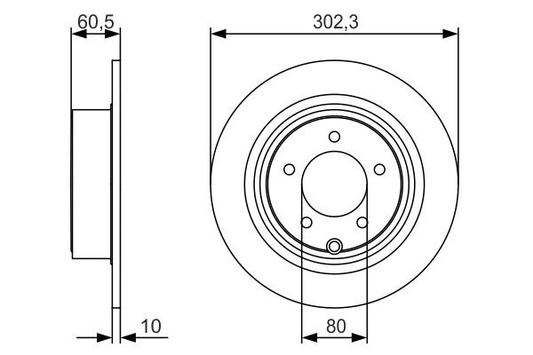Задні дискові гальма Bosch 0986479R07 ціна, від 33.33 USD