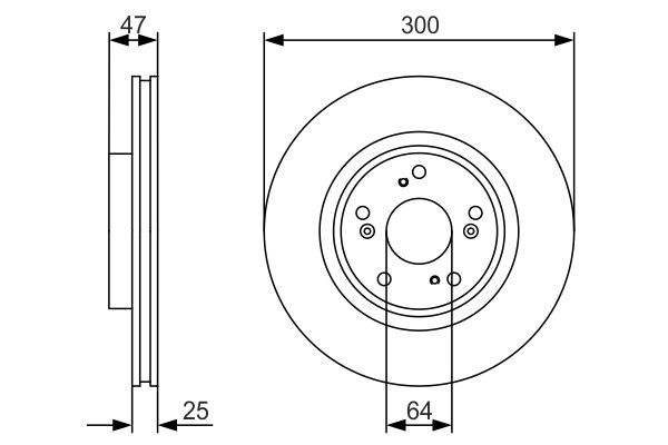 Купити 0986479R24 Bosch Ротор гальмівний
