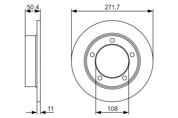 Диск переднього гальма Bosch 0986479R73 ціна, від 20.42 USD