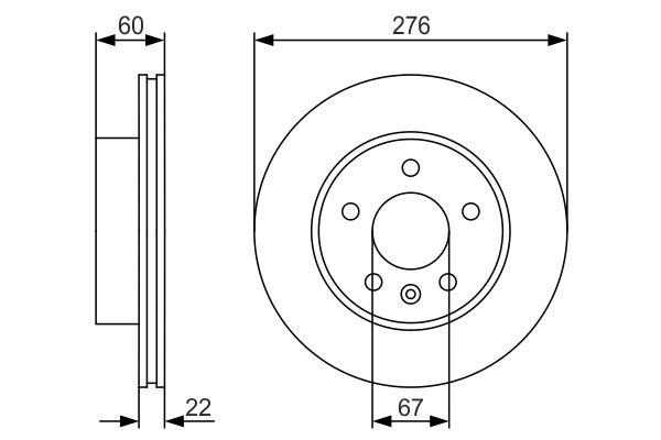 Диск переднього гальма Bosch 0986479R95 ціна, від 35.23 USD