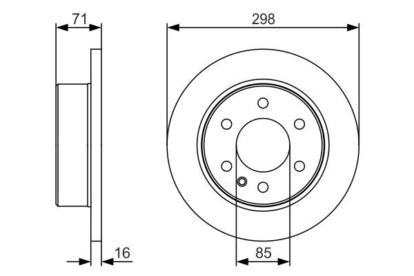 Задні дискові гальма Bosch 0986479S05 ціна, від 44.85 USD