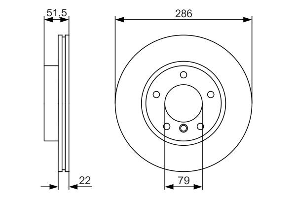 Купити 0986479S10 Bosch Ротор гальмівний