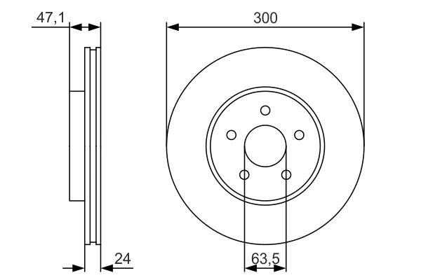 Купити 0986479S48 Bosch Ротор гальмівний