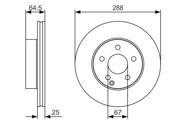 Купити 0986479S83 Bosch Ротор гальмівний