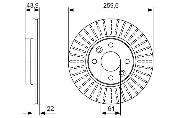 Купити 0986479S90 Bosch Ротор гальмівний
