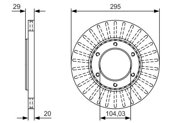 Купити 0986479U33 Bosch Ротор гальмівний