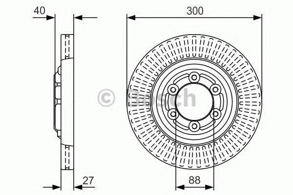 Купити 0986479V29 Bosch Ротор гальмівний