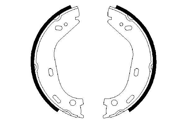 Колодки ручника 0986487126 Bosch